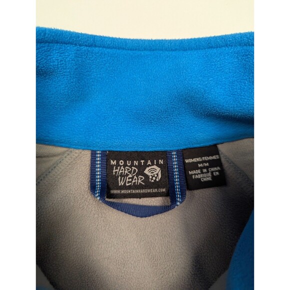 Mountain Hardwear Womens Soft Shell Fleece Jacket Size Small Womens Blue - Picture 4 of 16
